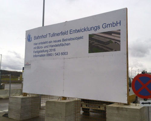 Leitzinger Bau – Betriebsgebäude beim Bahnhof Tullnerfeld Bahnhof Tullnerfeld Entwicklungs- und Betriebs GmbH